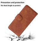 For OPPO Realme C12/Realme Narzo 20 Skin Feel Pure Color Flip Leather Phone Case(Brown) - 6