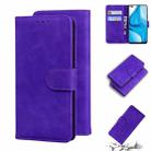 For OPPO Reno4 Lite/F17 Pro/A93/Reno4 F Skin Feel Pure Color Flip Leather Phone Case(Purple) - 1