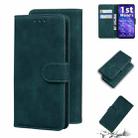 For UMIDIGI A5 Pro Skin Feel Pure Color Flip Leather Phone Case(Green) - 1