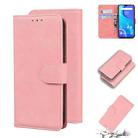 For UMIDIGI A7S Skin Feel Pure Color Flip Leather Phone Case(Pink) - 1