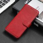 For Xiaomi Poco M4 Pro Classic Calf Texture PU + TPU Horizontal Flip Leather Case(Red) - 1