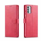 For Samsung Galaxy A23 5G LC.IMEEKE Calf Texture Leather Phone Case(Red) - 1