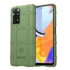 For Xiaomi Redmi Note 11 Pro 4G/Redmi Note 11 Pro 5G Global Full Coverage Shockproof TPU Case(Green) - 1