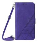 For Xiaomi Redmi Note 11 5G/Poco M4 Pro 5G Crossbody 3D Embossed Flip Leather Phone Case(Purple) - 2