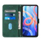For Xiaomi Redmi Note 11 5G/Poco M4 Pro 5G Crossbody 3D Embossed Flip Leather Phone Case(Dark Green) - 6