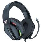 ONIKUMA X27 USB + 3.5mm Magic Light Effect Gaming Headset with Mic(Black) - 1