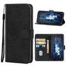 For Xiaomi Black Shark 5 Leather Phone Case(Black) - 1