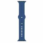 Liquid Silicone Watch Band For Apple Watch Series 8&7 41mm / SE 2&6&SE&5&4 40mm / 3&2&1 38mm(Royal Blue) - 1