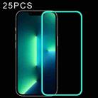 For iPhone 13 Pro Max 25pcs Luminous Shatterproof Airbag Tempered Glass Film  - 1