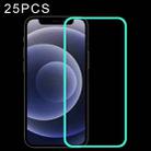 For iPhone 12 mini 25pcs Luminous Shatterproof Airbag Tempered Glass Film - 1