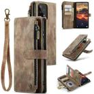 For Samsung Galaxy A53 5G CaseMe C30 Multifunctional Phone Leather Case with Holder & Card Slot & Wallet(Brown) - 1