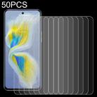 50 PCS 0.26mm 9H 2.5D Tempered Glass Film For Tecno Camon 18i - 1