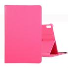 For Huawei Matepad Pro 10.8 inch 360 Degree Rotation Litchi Texture Flip Leather Case with Holder(Rose Red) - 1