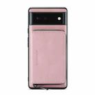 For Google Pixel 7 5G JEEHOOD Magnetic Zipper Wallet Phone Leather Case(Pink) - 1