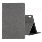 For Huawei Matepad Pro 10.8 inch Craft Cloth TPU Protective Case with Holder(Grey) - 1