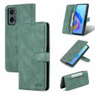 For OPPO A36 4G/A76 4G(Global) AZNS Dream II Skin Feel Horizontal Flip Leather Case(Green) - 1