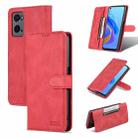 For OPPO A36 4G/A76 4G(Global) AZNS Dream II Skin Feel Horizontal Flip Leather Case(Red) - 1