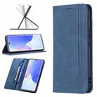 For Honor 50 / Huawei nova 9 Magnetic RFID Blocking Anti-Theft Leather Phone Case(Blue) - 1