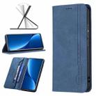 For Xiaomi 12 Pro Magnetic RFID Blocking Anti-Theft Leather Phone Case(Blue) - 1