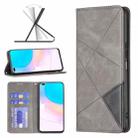 For Honor 50 Lite / Huawei nova 8i Prismatic Invisible Magnetic Leather Phone Case(Grey) - 1