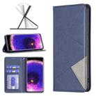 For OPPO Find X5 Prismatic Invisible Magnetic Leather Phone Case(Blue) - 1