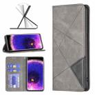 For OPPO Find X5 Prismatic Invisible Magnetic Leather Phone Case(Grey) - 1