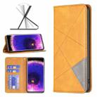 For OPPO Find X5 Prismatic Invisible Magnetic Leather Phone Case(Yellow) - 1