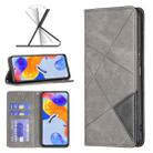 For Xiaomi Redmi Note 11 Pro Global Prismatic Invisible Magnetic Leather Phone Case(Grey) - 1