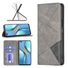 For Honor X20 Prismatic Invisible Magnetic Leather Phone Case(Grey) - 1