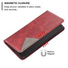 For Xiaomi 12 Pro Prismatic Invisible Magnetic Leather Phone Case(Red) - 4