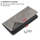For Xiaomi 12 Pro Prismatic Invisible Magnetic Leather Phone Case(Grey) - 4