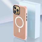 Skin Feel TPU + Frosted PC MagSafe Phone Case For iPhone 11 Pro(Pink) - 1