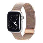 DUX DUCIS Milanese Watchband For Apple Watch Series 9&8&7 41mm / SE 3&SE 2&6&SE&5&4 40mm / 3&2&1 38mm(Gold) - 1