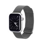 DUX DUCIS Milanese Watchband For Apple Watch Series 9&8&7 41mm / SE 3&SE 2&6&SE&5&4 40mm / 3&2&1 38mm(Gun Grey) - 1