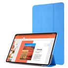 For Huawei MatePad Pro 10.8 inch Silk Texture Horizontal Flip Leather Case with Three-folding Holder(Light Blue) - 1