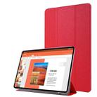 For Huawei MatePad Pro 10.8 inch Silk Texture Horizontal Flip Leather Case with Three-folding Holder(Red) - 1