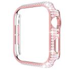 Hollowed Diamond PC Watch Case For Apple Watch Series 6&SE&5&4 40mm (Pink) - 1