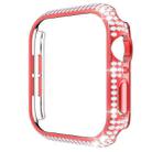 Hollowed Diamond PC Watch Case For Apple Watch Series 6&SE&5&4 40mm(Red) - 1