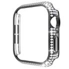 Hollowed Diamond PC Watch Case For Apple Watch Series 6&SE&5&4 44mm (Black) - 1