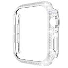 Hollowed Diamond PC Watch Case For Apple Watch Series 6&SE&5&4 44mm(Silver) - 1