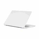 For MacBook Air 13.3 inch A1932 / A2179 / A2337 Carbon Fiber Textured Plastic Laptop Protective Case(Transparent) - 1