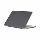 For MacBook Air 13.3 inch A1932 / A2179 / A2337 Carbon Fiber Textured Plastic Laptop Protective Case(Black) - 1