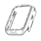 Bow-knot Diamond PC Watch Case For Apple Watch Series 6&SE&5&4 40mm(Silver) - 1