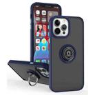 For iPhone 13 Pro Max Q Shadow 1 Series TPU + PC Phone Case with Ring Holder (Royal Blue) - 1