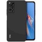 For Xiaomi Redmi Note 11E Pro 5G / Note 11 Pro 4G & 5G Global / Note 11 Pro+ 5G India IMAK UC-3 Series Shockproof Frosted TPU Phone Case(Black) - 1