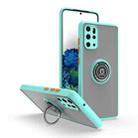For Samsung Galaxy S20+ 5G Q Shadow I Ring Kickstand PC and TPU Hybrid Phone Case(Sky Blue) - 1