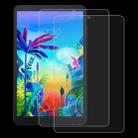 2 PCS 9H 2.5D Explosion-proof Tempered Glass Film for LG G Pad 5 10.1 inch - 1