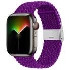 Nylon Braid Watch Band For Apple Watch Series 9&8&7 41mm / SE 3&SE 2&6&SE&5&4 40mm / 3&2&1 38mm(Starlight Purple) - 1