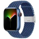 Nylon Braid Watch Band For Apple Watch Ultra 49mm&Watch Ultra 2 49mm / Series 9&8&7 45mm / SE 3&SE 2&6&SE&5&4 44mm / 3&2&1 42mm(Starlight Blue) - 1