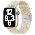 Nylon Braid Watch Band For Apple Watch Ultra 49mm&Watch Ultra 2 49mm / Series 9&8&7 45mm / SE 3&SE 2&6&SE&5&4 44mm / 3&2&1 42mm(Starlight) - 1